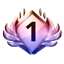 Rank 1 badge