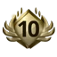 Rank 10 badge