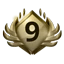 Rank 9 badge