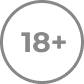 18+ age restriction badge